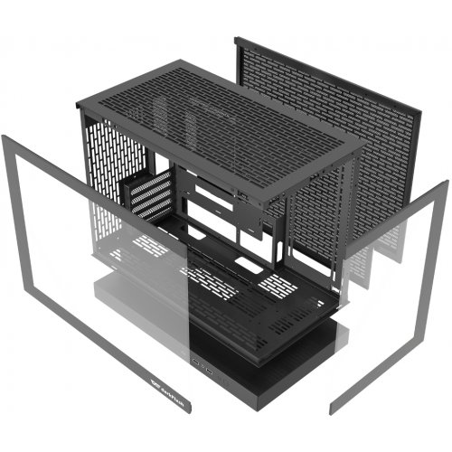 Корпус DarkFlash Floatron F1 без БП Black купить в Украине: Киев, Днепр, Харьков, Одесса  | Проверка совместимости, низкая цена, отзывы, характеристики от TELEMART фото
