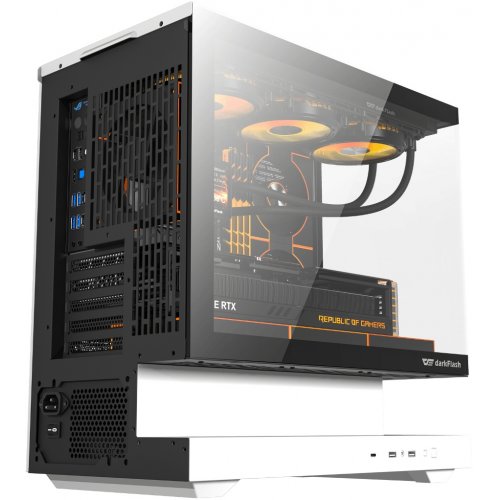 Корпус DarkFlash Floatron F1 без БП White купить в Украине: Киев, Днепр, Харьков, Одесса  | Проверка совместимости, низкая цена, отзывы, характеристики от TELEMART фото