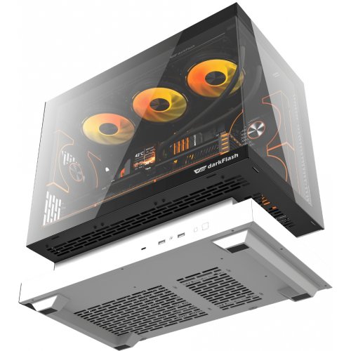 Корпус DarkFlash Floatron F1 без БП White купить в Украине: Киев, Днепр, Харьков, Одесса  | Проверка совместимости, низкая цена, отзывы, характеристики от TELEMART фото