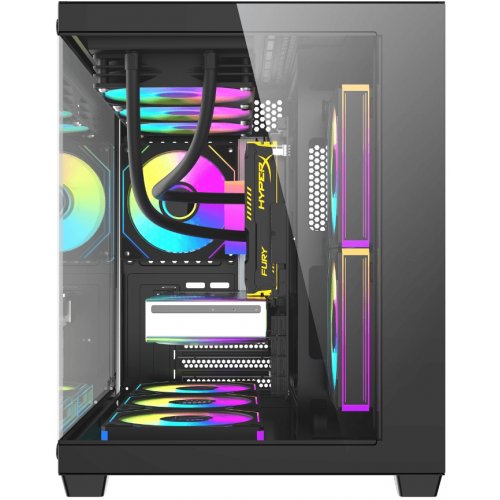 Корпус DarkFlash B275 Pro без БП Black купить в Украине: Киев, Днепр, Харьков, Одесса  | Проверка совместимости, низкая цена, отзывы, характеристики от TELEMART фото