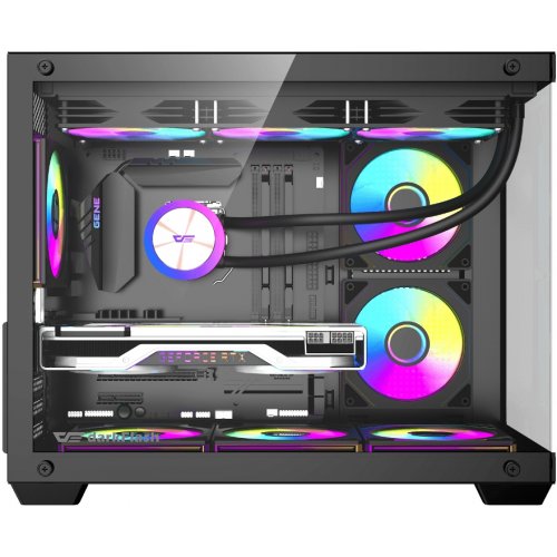 Корпус DarkFlash B275 Pro без БП Black купить в Украине: Киев, Днепр, Харьков, Одесса  | Проверка совместимости, низкая цена, отзывы, характеристики от TELEMART фото