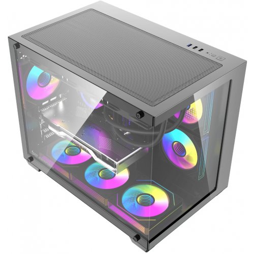 Корпус DarkFlash B275 Pro без БП Black купить в Украине: Киев, Днепр, Харьков, Одесса  | Проверка совместимости, низкая цена, отзывы, характеристики от TELEMART фото