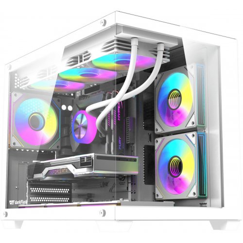 Корпус DarkFlash B275 Pro без БП White купить в Украине: Киев, Днепр, Харьков, Одесса  | Проверка совместимости, низкая цена, отзывы, характеристики от TELEMART фото