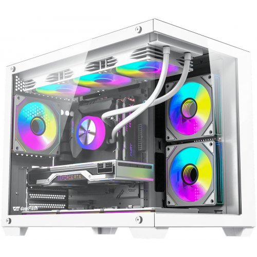 Корпус DarkFlash B275 Pro без БП White купить в Украине: Киев, Днепр, Харьков, Одесса  | Проверка совместимости, низкая цена, отзывы, характеристики от TELEMART фото