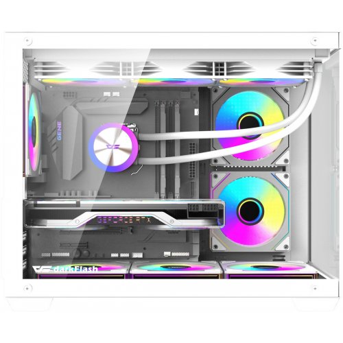 Корпус DarkFlash B275 Pro без БП White купить в Украине: Киев, Днепр, Харьков, Одесса  | Проверка совместимости, низкая цена, отзывы, характеристики от TELEMART фото