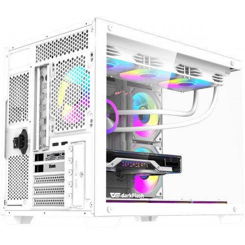 Корпус DarkFlash B275 Pro без БП White купить в Украине: Киев, Днепр, Харьков, Одесса  | Проверка совместимости, низкая цена, отзывы, характеристики от TELEMART фото