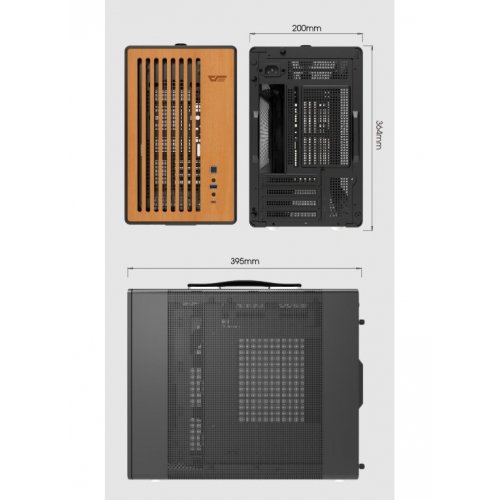 Корпус DarkFlash WD200 без БП Black купить в Украине: Киев, Днепр, Харьков, Одесса  | Проверка совместимости, низкая цена, отзывы, характеристики от TELEMART фото