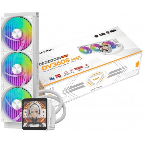 Готовая СВО DarkFlash DV360S Max White купить в Украине: Киев, Днепр, Харьков, Одесса  | Проверка совместимости, низкая цена, отзывы, характеристики от TELEMART фото