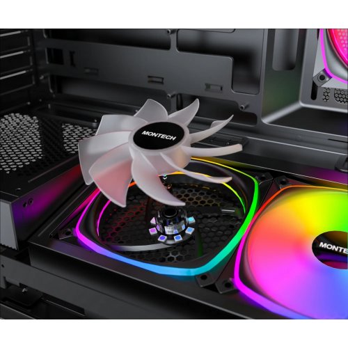 Корпус Montech Sky 3 без БЖ Black купити в Україні: Київ, Львів, Хмельницький, Тернопіль, Івано-Франківськ | Перевірка сумісності, низька ціна, відгуки, характеристики від TELEMART фото