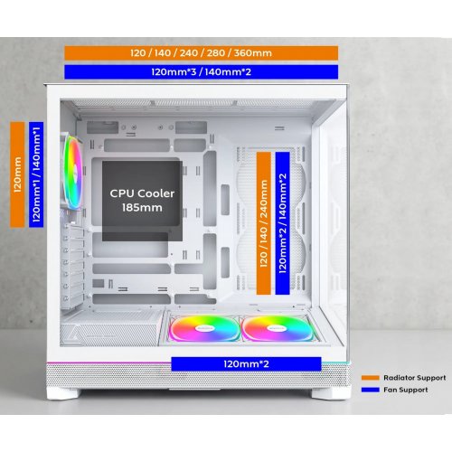 Корпус Montech Sky 3 без БЖ Black купити в Україні: Київ, Львів, Хмельницький, Тернопіль, Івано-Франківськ | Перевірка сумісності, низька ціна, відгуки, характеристики від TELEMART фото