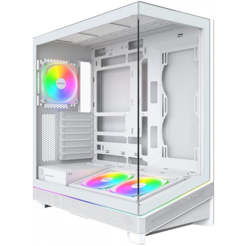 Корпус Montech Sky 3 без БЖ White купити в Україні: Київ, Львів, Хмельницький, Тернопіль, Івано-Франківськ | Перевірка сумісності, низька ціна, відгуки, характеристики від TELEMART фото