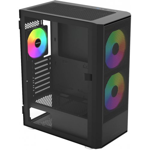 Корпус Montech X2 Plus без БЖ Black купити в Україні: Київ, Львів, Хмельницький, Тернопіль, Івано-Франківськ | Перевірка сумісності, низька ціна, відгуки, характеристики від TELEMART фото