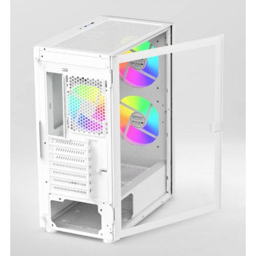 Корпус Montech X2 Plus без БЖ White купити в Україні: Київ, Львів, Хмельницький, Тернопіль, Івано-Франківськ | Перевірка сумісності, низька ціна, відгуки, характеристики від TELEMART фото