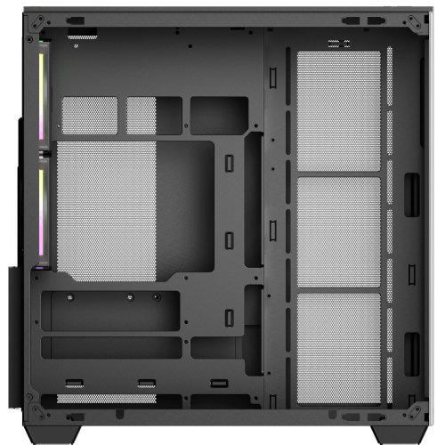 Корпус Ocypus Delta C74 Tempered Glass без БЖ (DELTA-C74-BKD200XX-GL) Black купити в Україні: Київ, Львів, Хмельницький, Тернопіль, Івано-Франківськ | Перевірка сумісності, низька ціна, відгуки, характеристики від TELEMART фото