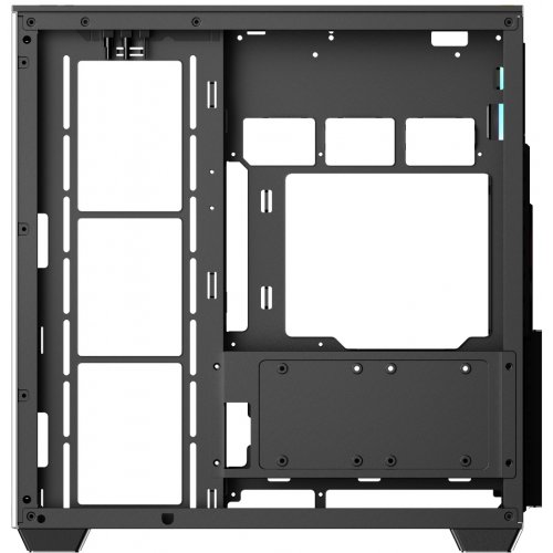 Корпус Ocypus Delta C74 Tempered Glass без БЖ (DELTA-C74-BKD200XX-GL) Black купити в Україні: Київ, Львів, Хмельницький, Тернопіль, Івано-Франківськ | Перевірка сумісності, низька ціна, відгуки, характеристики від TELEMART фото