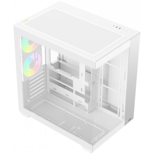 Корпус Ocypus Delta C74 Tempered Glass без БЖ (DELTA-C74-WHD200XX-GL) White купити в Україні: Київ, Львів, Хмельницький, Тернопіль, Івано-Франківськ | Перевірка сумісності, низька ціна, відгуки, характеристики від TELEMART фото