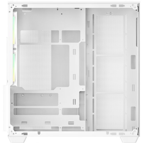 Корпус Ocypus Delta C74 Tempered Glass без БЖ (DELTA-C74-WHD200XX-GL) White купити в Україні: Київ, Львів, Хмельницький, Тернопіль, Івано-Франківськ | Перевірка сумісності, низька ціна, відгуки, характеристики від TELEMART фото