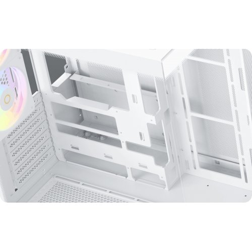 Корпус Ocypus Delta C74 Tempered Glass без БЖ (DELTA-C74-WHD200XX-GL) White купити в Україні: Київ, Львів, Хмельницький, Тернопіль, Івано-Франківськ | Перевірка сумісності, низька ціна, відгуки, характеристики від TELEMART фото