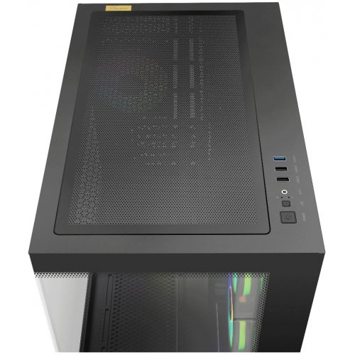 Корпус Ocypus Gamma C54 Tempered Glass без БЖ (GAMMA-C54-BKD300XX-GL) Black купити в Україні: Київ, Львів, Хмельницький, Тернопіль, Івано-Франківськ | Перевірка сумісності, низька ціна, відгуки, характеристики від TELEMART фото