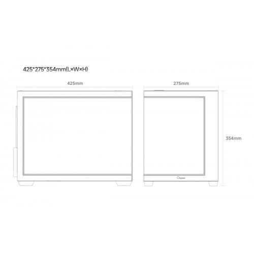 Корпус Ocypus Gamma C54 Tempered Glass без БЖ (GAMMA-C54-BKD300XX-GL) Black купити в Україні: Київ, Львів, Хмельницький, Тернопіль, Івано-Франківськ | Перевірка сумісності, низька ціна, відгуки, характеристики від TELEMART фото