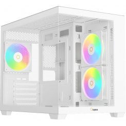 Корпус Ocypus Gamma C54 Tempered Glass без БЖ (GAMMA-C54-WHD300XX-GL) White