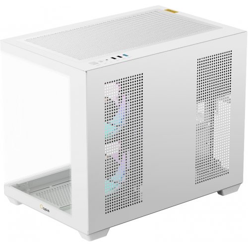 Корпус Ocypus Gamma C54 Tempered Glass без БЖ (GAMMA-C54-WHD300XX-GL) White купити в Україні: Київ, Львів, Хмельницький, Тернопіль, Івано-Франківськ | Перевірка сумісності, низька ціна, відгуки, характеристики від TELEMART фото