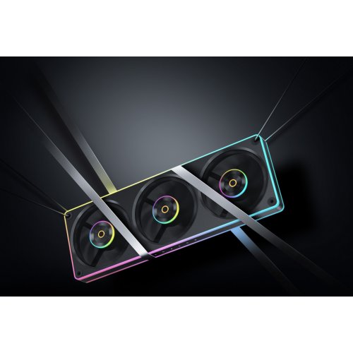 Кулер для корпуса Ocypus Sigma F36 (SIGMA-F36-BK3AM00X-GL) Black купить в Украине: Киев, Днепр, Харьков, Одесса  | Проверка совместимости, низкая цена, отзывы, характеристики от TELEMART фото