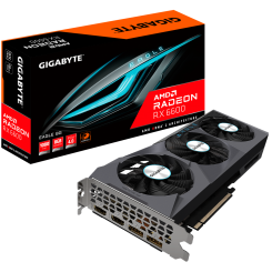 Видеокарта Gigabyte Radeon RX 6600 EAGLE 8192MB (GV-R66EAGLE-8GD) (Восстановлено продавцом, 873469)