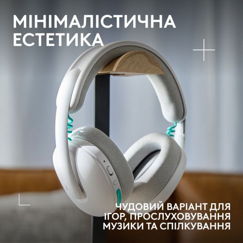 Уценка наушники Logitech G325 Lightspeed Wireless (981-001531) White (Вскрытая упаковка, 873475) купить в Украине: Киев, Днепр, Харьков, Одесса  | Низкая цена, отзывы, характеристики от TELEMART фото