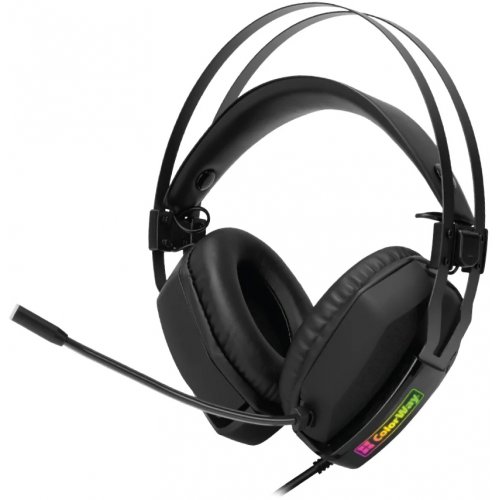 Навушники ColorWay Hyperblast RGB (CW-HPG05BK) Black купити в Україні: Київ, Львів, Хмельницький, Тернопіль, Івано-Франківськ | Низька ціна, відгуки, характеристики від TELEMART фото