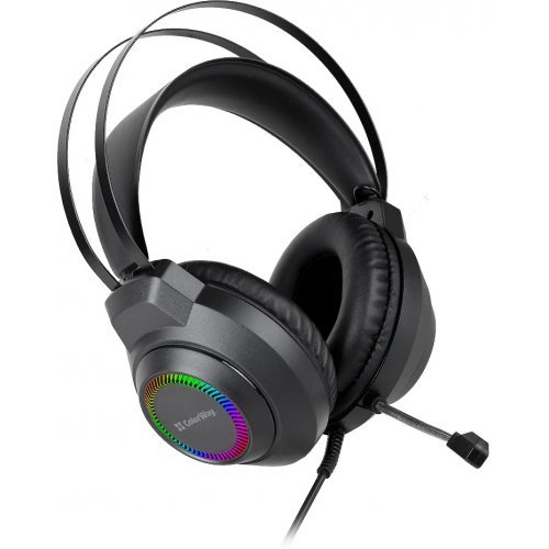 Наушники ColorWay BlazeCore RGB (CW-HPG03BK) Black купить в Украине: Киев, Днепр, Харьков, Одесса  | Низкая цена, отзывы, характеристики от TELEMART фото