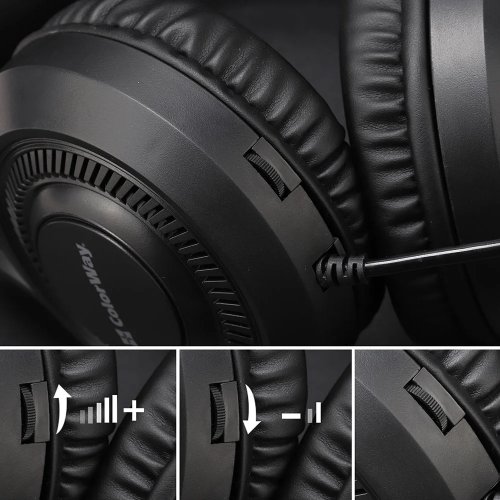 Наушники ColorWay GlowCore RGB (CW-HPG02BK) Black купить в Украине: Киев, Днепр, Харьков, Одесса  | Низкая цена, отзывы, характеристики от TELEMART фото