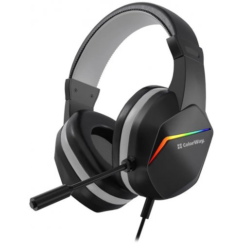 Навушники ColorWay Bloodwave LED (CW-HPG01BK) Black купити в Україні: Київ, Львів, Хмельницький, Тернопіль, Івано-Франківськ | Низька ціна, відгуки, характеристики від TELEMART фото