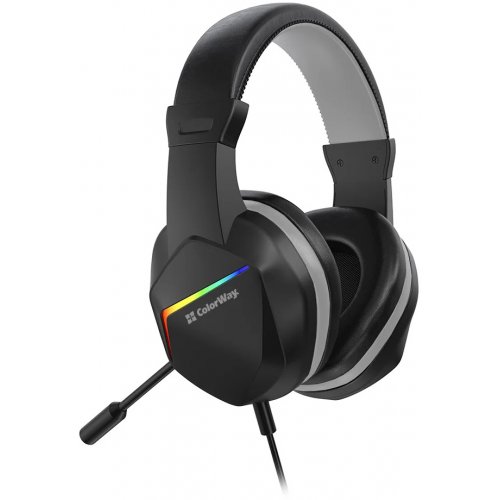 Навушники ColorWay Bloodwave LED (CW-HPG01BK) Black купити в Україні: Київ, Львів, Хмельницький, Тернопіль, Івано-Франківськ | Низька ціна, відгуки, характеристики від TELEMART фото