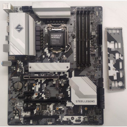 Материнская плата AsRock H570 Steel Legend (s1200, Intel H570) (Восстановлено продавцом, 873532) купить в Украине: Киев, Днепр, Харьков, Одесса  | Проверка совместимости, низкая цена, отзывы, характеристики от TELEMART фото