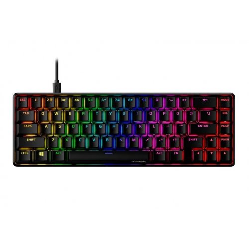 Уценка клавиатура HyperX Alloy Origins 65 RGB Mechnical HyperX Red (4P5D6AX) Black (Вскрытая упаковка, 873540) купить в Украине: Киев, Днепр, Харьков, Одесса  | Низкая цена, отзывы, характеристики от TELEMART фото
