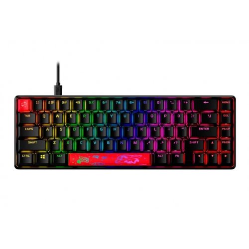 Уценка клавиатура HyperX Alloy Origins 65 RGB Mechnical HyperX Red (4P5D6AX) Black (Вскрытая упаковка, 873540) купить в Украине: Киев, Днепр, Харьков, Одесса  | Низкая цена, отзывы, характеристики от TELEMART фото