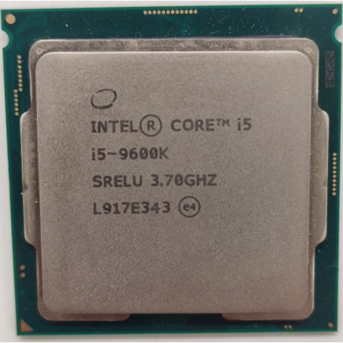 Процессор Intel Core i5-9600K 3.7(4.6)GHz 9MB s1151 Tray (CM8068403874404) (Восстановлено продавцом, 873550) купить в Украине: Киев, Днепр, Харьков, Одесса  | Проверка совместимости, низкая цена, отзывы, характеристики от TELEMART фото