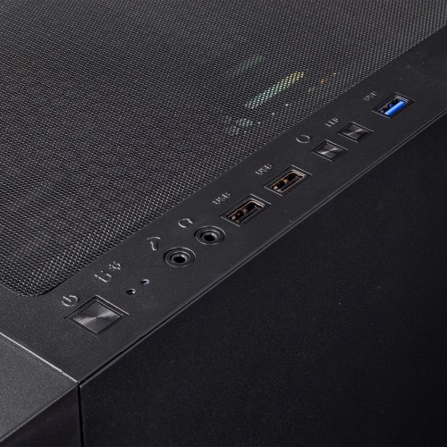 Корпус Prologix E123 Tempered Glass&Mesh без БП Black (Восстановлено продавцом, 873561) купить в Украине: Киев, Днепр, Харьков, Одесса  | Проверка совместимости, низкая цена, отзывы, характеристики от TELEMART фото