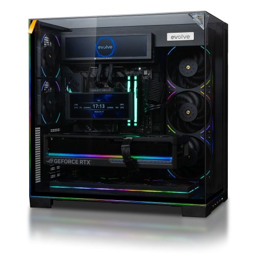 Компьютер EVOLVE UltraPart Vision Pro+ (EVUP-PVSNR995X3DN509-D596S2TBK) Black купить в Украине: Киев, Днепр, Харьков, Одесса  | Низкая цена, отзывы, характеристики от TELEMART фото