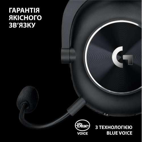 Уцінка навушники Logitech G Pro X 2 Lightspeed Wireless (981-001263) Black (Розкрита упаковка, 873724) купити в Україні: Київ, Львів, Хмельницький, Тернопіль, Івано-Франківськ | Низька ціна, відгуки, характеристики від TELEMART фото