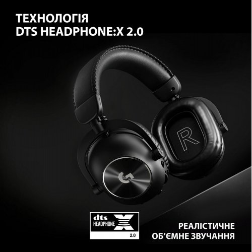 Уцінка навушники Logitech G Pro X 2 Lightspeed Wireless (981-001263) Black (Розкрита упаковка, 873724) купити в Україні: Київ, Львів, Хмельницький, Тернопіль, Івано-Франківськ | Низька ціна, відгуки, характеристики від TELEMART фото