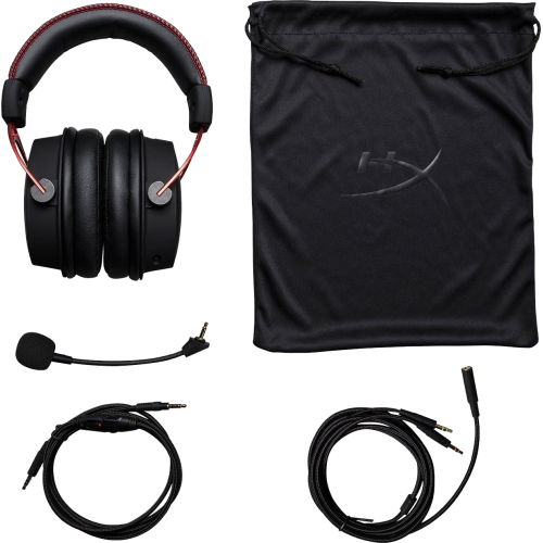 Уцінка навушники HyperX Cloud Alpha (4P5L1AM) Black/Red (Розкрита упаковка, 873775) купити в Україні: Київ, Львів, Хмельницький, Тернопіль, Івано-Франківськ | Низька ціна, відгуки, характеристики від TELEMART фото
