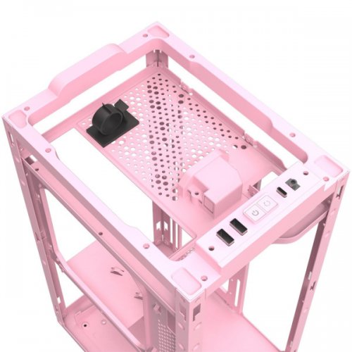 Корпус DarkFlash DLH21 без БЖ Pink (Стан нового, 873788) купити в Україні: Київ, Львів, Хмельницький, Тернопіль, Івано-Франківськ | Перевірка сумісності, низька ціна, відгуки, характеристики від TELEMART фото