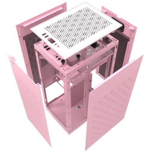 Корпус DarkFlash DLH21 без БЖ Pink (Стан нового, 873788) купити в Україні: Київ, Львів, Хмельницький, Тернопіль, Івано-Франківськ | Перевірка сумісності, низька ціна, відгуки, характеристики від TELEMART фото