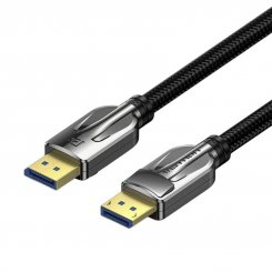 Уценка кабель Vention DisplayPort to DisplayPort v2.0 1m (HGABF) Black (Вскрытая упаковка, 873800)
