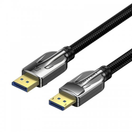 Уценка кабель Vention DisplayPort to DisplayPort v2.0 1m (HGABF) Black (Вскрытая упаковка, 873800) купить в Украине: Киев, Днепр, Харьков, Одесса  | Низкая цена, отзывы, характеристики от TELEMART фото
