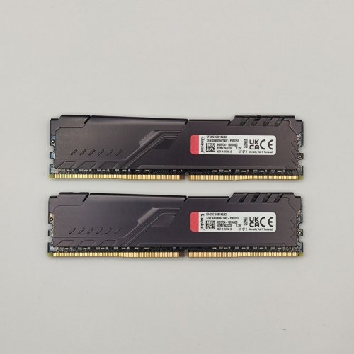 Озп Kingston DDR4 32GB (2x16GB) 3200Mhz FURY Beast Black (KF432C16BB1K2/32) (Відновлено продавцем, 873819) купити в Україні: Київ, Львів, Хмельницький, Тернопіль, Івано-Франківськ | Перевірка сумісності, низька ціна, відгуки, характеристики від TELEMART фото