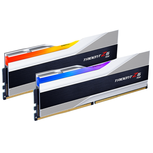 Уцінка озп G.Skill DDR5 32GB (2x16GB) 6000 Mhz Trident Z5 RGB Silver (F5-6000J3636F16GX2-TZ5RS) (нерідна коробка, 873978) купити в Україні: Київ, Львів, Хмельницький, Тернопіль, Івано-Франківськ | Перевірка сумісності, низька ціна, відгуки, характеристики від TELEMART фото