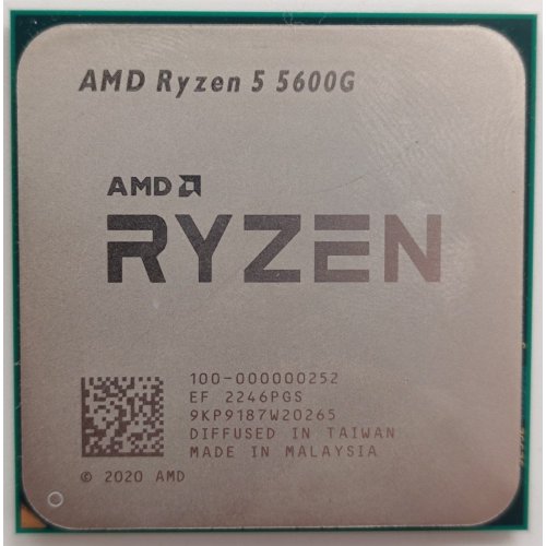 Процесор AMD Ryzen 5 5600G 3.9(4.4)GHz 16MB sAM4 Tray (100-000000252) (Відновлено продавцем, 873992) купити в Україні: Київ, Львів, Хмельницький, Тернопіль, Івано-Франківськ | Перевірка сумісності, низька ціна, відгуки, характеристики від TELEMART фото